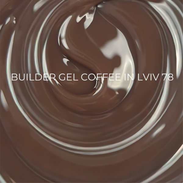 Змінний картридж Edlen Builder Gel Coffee in Lviv №78 - гель для нарощування, кава, 30 мл