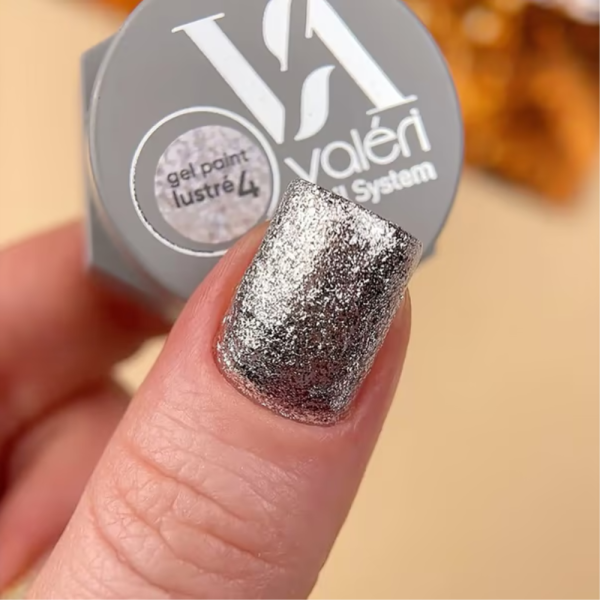 Гель-краска Valeri Gel Paint Lustre New №04, серебро, 5 мл