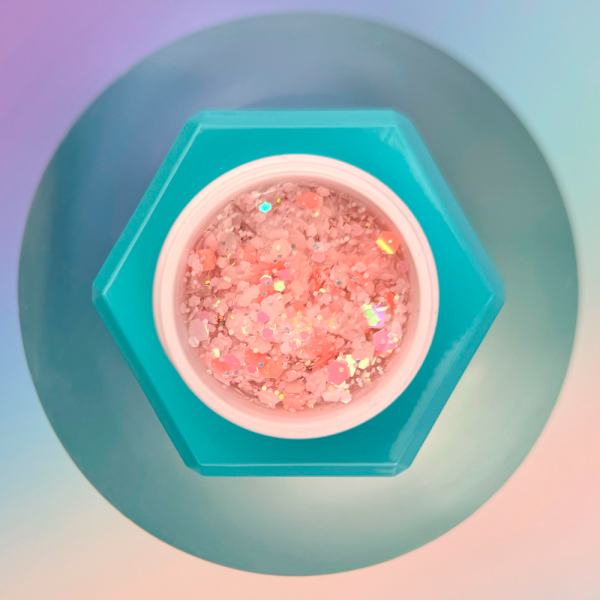Глітерний гель You Are Cute Glitter Gel, ніжно-рожевий, 5 мл