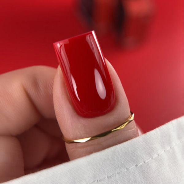 Гель-лак Biblioteka Gel Polish №42 Ruby, класичний червоний, 10 мл