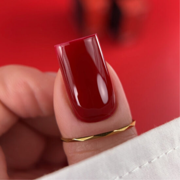 Гель-лак Biblioteka Gel Polish №44 Crimson, насичений червоний, 10 мл