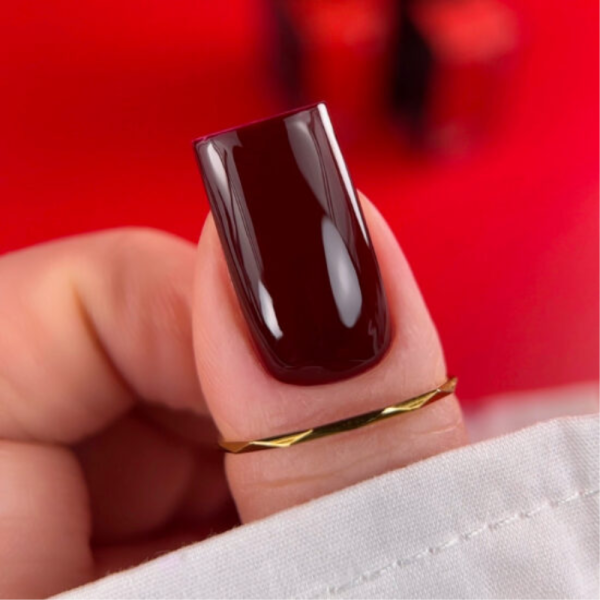 Гель-лак Biblioteka Gel Polish №48 Mahogany, красно-коричневый, 10 мл