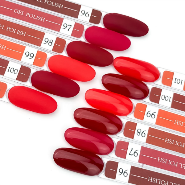 Гель лак Crooz Gel Polish №100, темно-красный, 8 мл