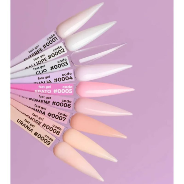 Гель рідкий DNKa Fast Gel #0009 Urania, ванільний латте, 12 мл