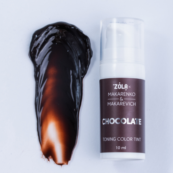 Фарба тонуюча ZOLA x Makarenko x Makarevich Toning Color Tint Chocolate, шоколадна, 10 мл