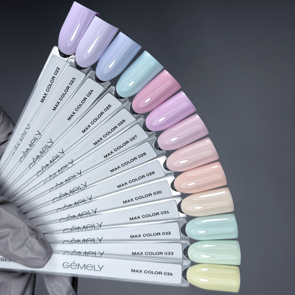 Гель-лак GEMELY Max Color №027, лавандово-рожевий, 6 мл