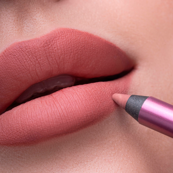 Олівець гелевий для губ Zola 102 Nude Blush, нюдовий рожево-бежевий