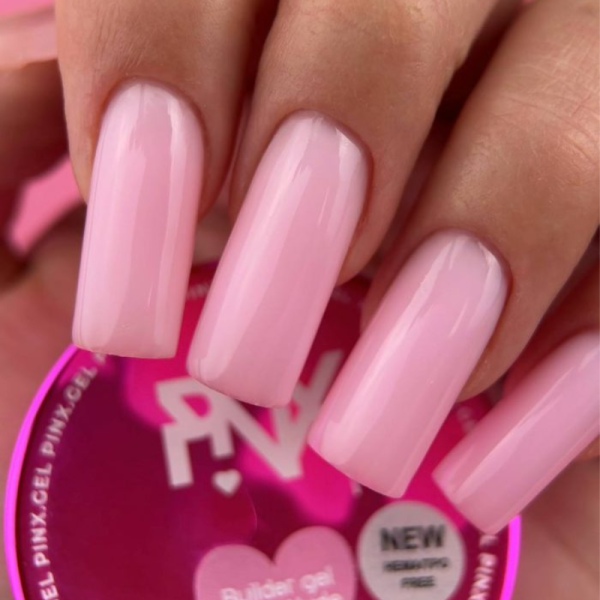 Pinx Builder gel I Love Nude №018 - конструюючий гель, рожевий, 30 мл