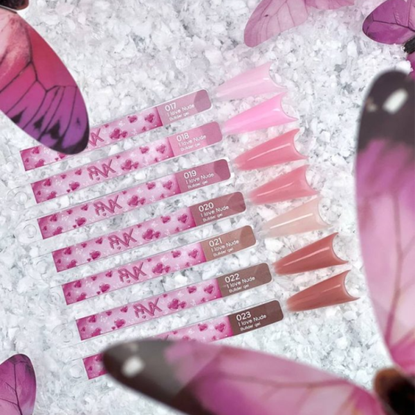 Pinx Builder gel I Love Nude №018 - конструюючий гель, рожевий, 30 мл