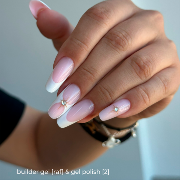 Гель для нарощування Touch Builder Gel №15 Raf, рожевий раф, 30 мл