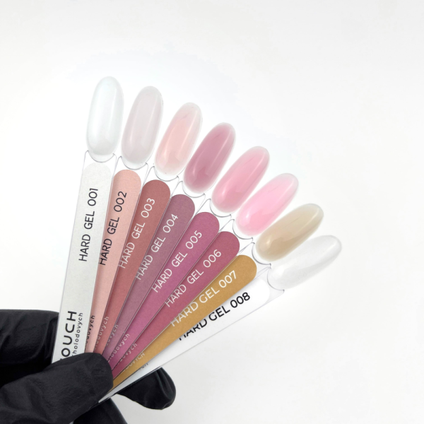 Гель для наращивания Touch Hard Gel №01, молочно-белый, 15 мл