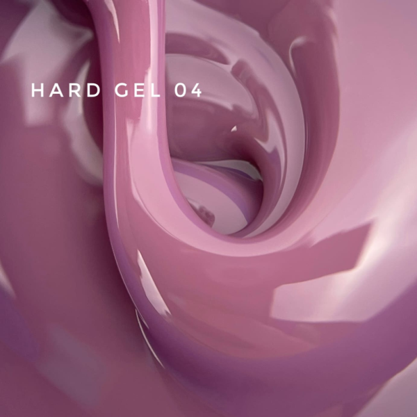 Гель для наращивания Touch Hard Gel №04, темно-розовый, 15 мл