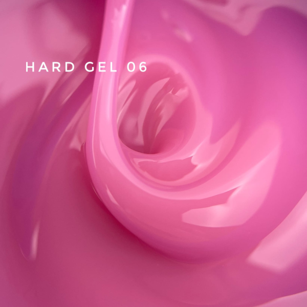 Гель для наращивания Touch Hard Gel №06, розовый, 15 мл