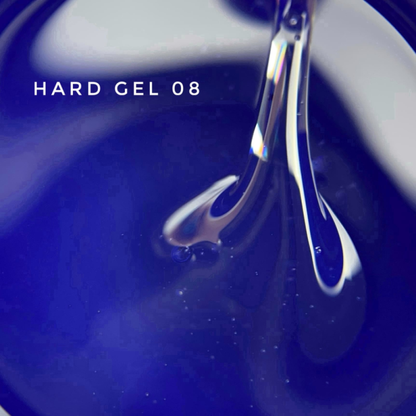 Гель для наращивания Touch Hard Gel №08, прозрачный, 15 мл