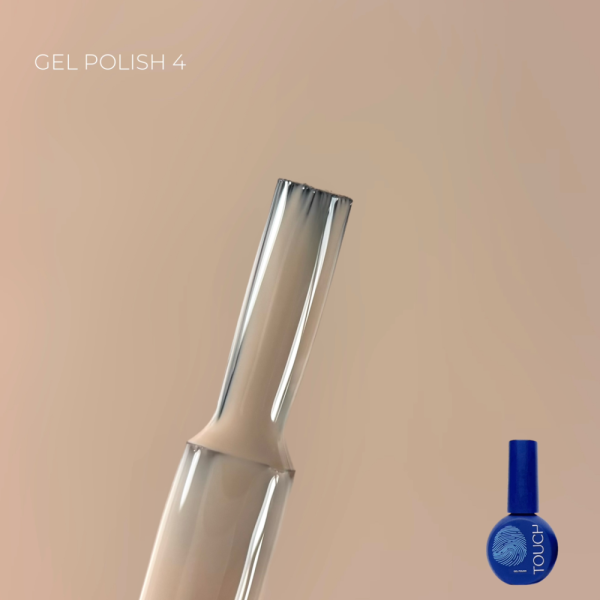 Гель-лак Touch Gel Polish №04, бежевий, 9 мл