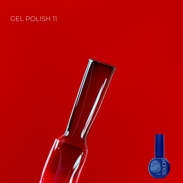 Гель-лак Touch Gel Polish №11, червоний, 9 мл