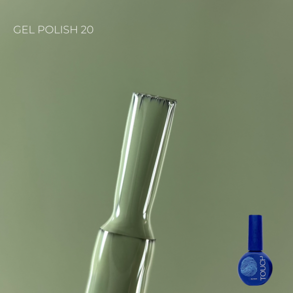 Гель-лак Touch Gel Polish №20, фісташковий, 9 мл