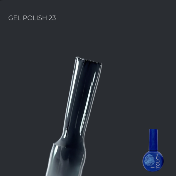 Гель-лак Touch Gel Polish №23, темно-серый, 9 мл
