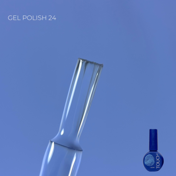 Гель-лак Touch Gel Polish №24, блакитний, 9 мл