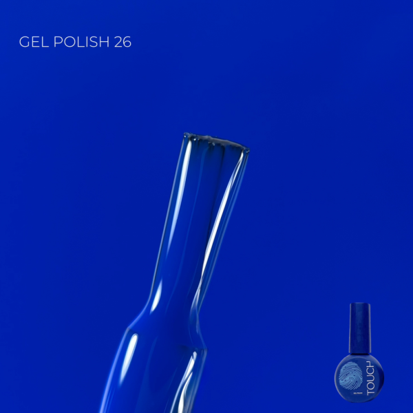 Гель-лак Touch Gel Polish №26, синій, 9 мл
