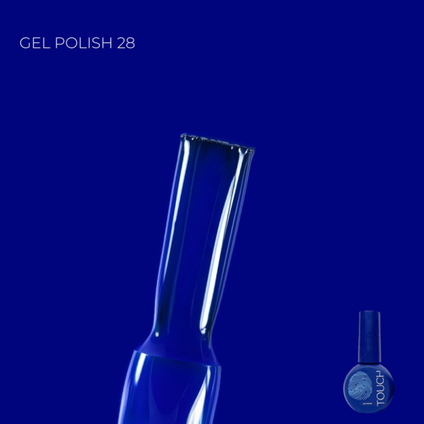 Гель-лак Touch Gel Polish №28, електрик, 9 мл