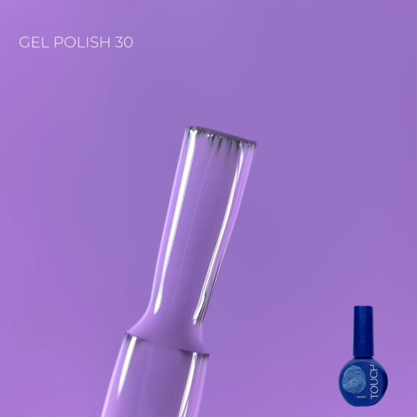 Гель-лак Touch Gel Polish №30, сиреневый, 9 мл