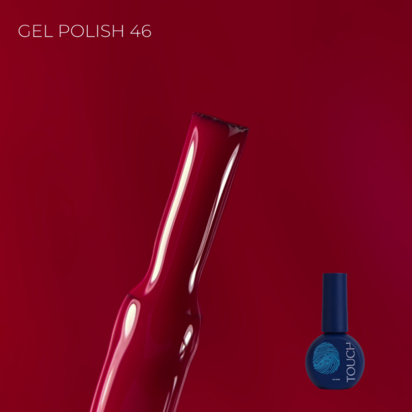 Гель-лак Touch Gel Polish №46, малиновый, 9 мл