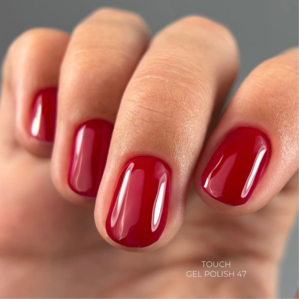 Гель-лак Touch Gel Polish №47, темно-красный, 9 мл