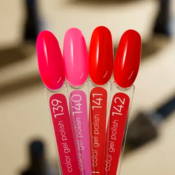 Гель-лак Valeri Color New №139, малиново-рожевий, 6 мл