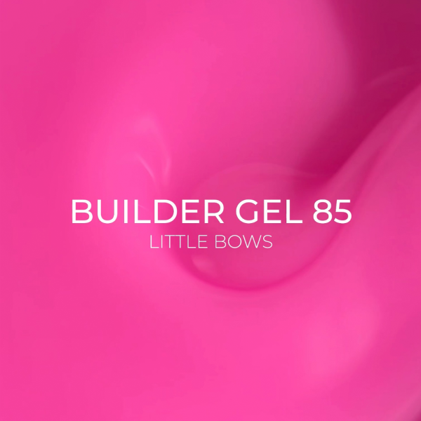 Гель для наращивания Edlen Builder Gel Little Bows №85, розовый, 30 мл
