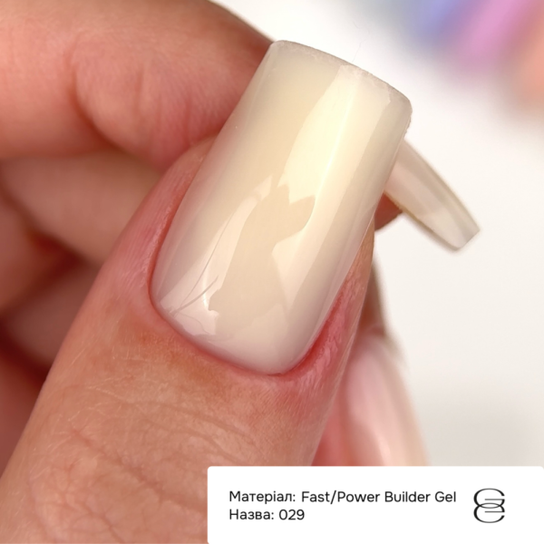 Гель для нарощування GEMELY Power Builder Gel №029, айворі, 15 мл