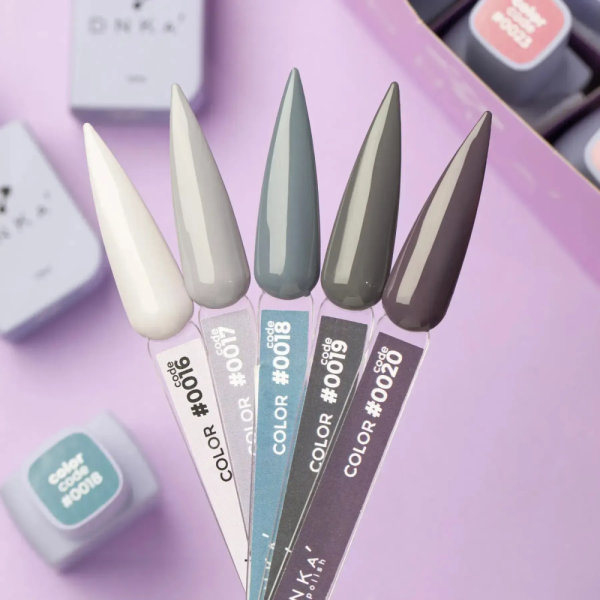 Гель-лак DNKa Gel Polish Color New Formula #0016, молочно-сірий, 12 мл