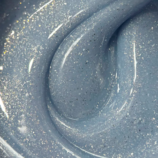 Гель для наращивания LUNA Shimmer Gel №07, голубой с шиммером, 15 мл