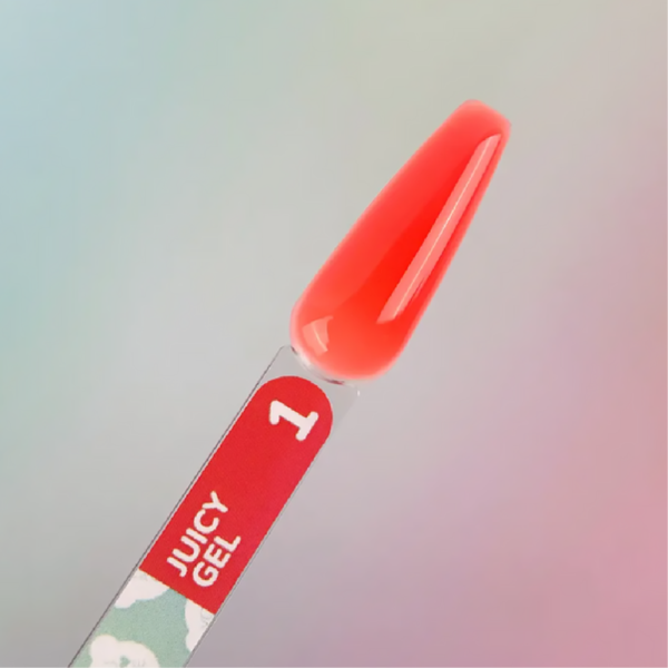 Гель для нарощування You Are Cute Juicy Gel №01, червоний, 15 мл