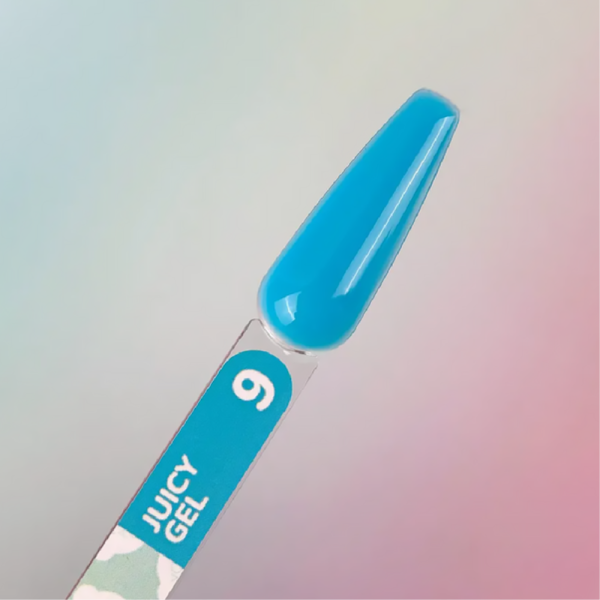 Гель для нарощування You Are Cute Juicy Gel №09, яскраво-синій, 15 мл