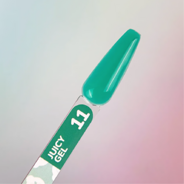 Гель для нарощування You Are Cute Juicy Gel №11, бірюзовий, 15 мл