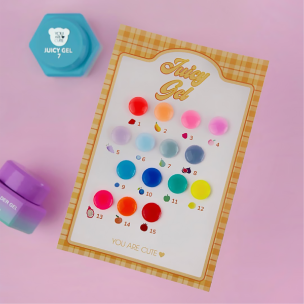 Гель для наращивания You Are Cute Juicy Gel №12, желтый неон, 15 мл