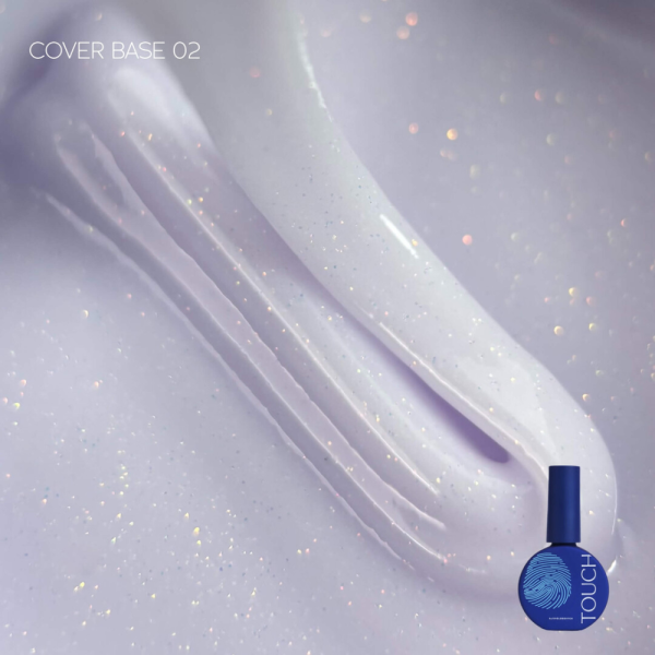 База камуфлююча Touch Cover Base №02, молочна з шиммером, 13 мл