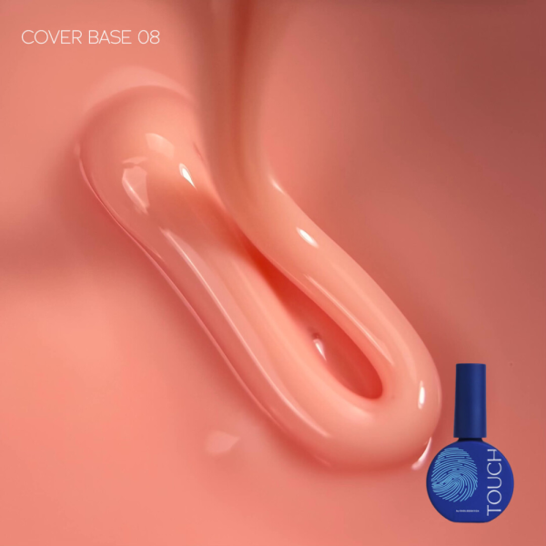 База камуфлююча Touch Cover Base №08, бежево-персиковий, 13 мл