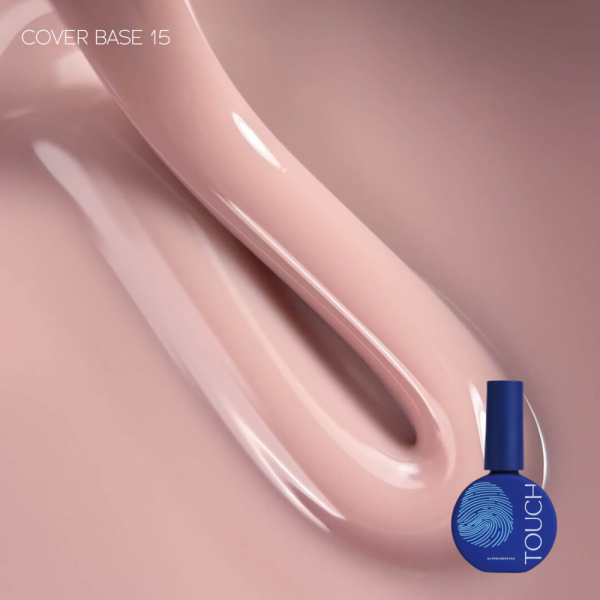 База камуфлирующая Touch Cover Base №15, пудрово-бежевая, 13 мл