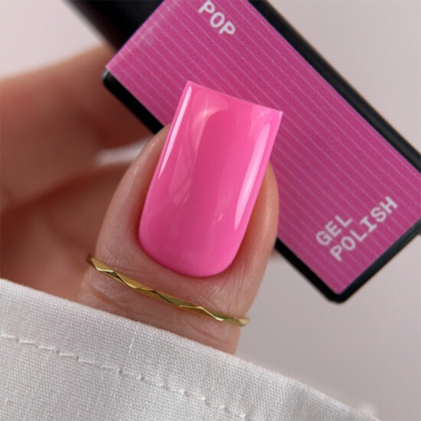 Гель-лак Biblioteka Gel Polish №67 Pop, ярко розовый, 10 мл