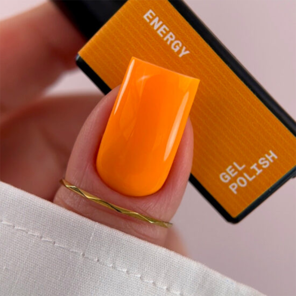 Гель-лак Biblioteka Gel Polish №68 Energy, ярко оранжевый, 10 мл