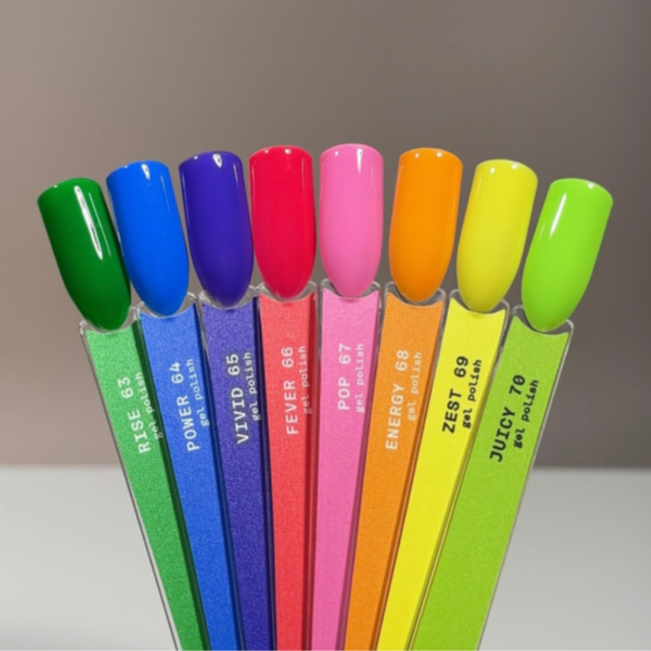 Гель-лак Biblioteka Gel Polish №68 Energy, ярко оранжевый, 10 мл