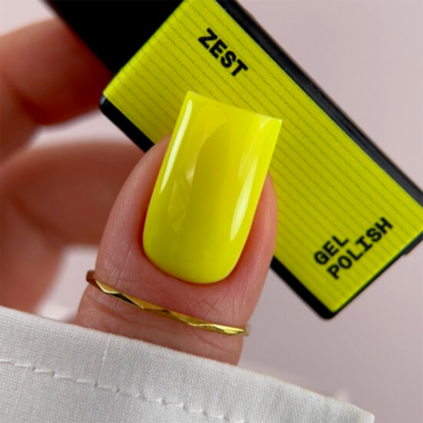 Гель-лак Biblioteka Gel Polish №69 Zest, неоново-жовтий, 10 мл