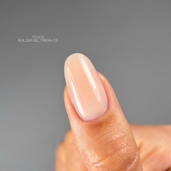 Гель для наращивания Touch Builder Gel Crema №03, нежно-кремовый, 15 мл