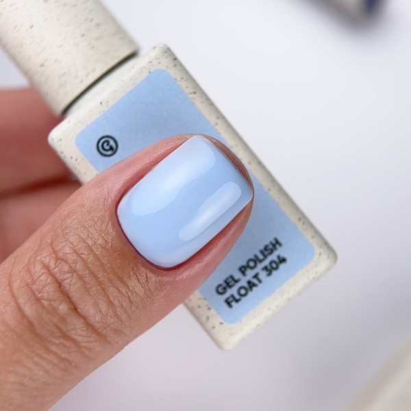 Гель-лак NAILSOFTHEDAY Gel Polish №304 Float, пастельно-блакитний, 10 мл