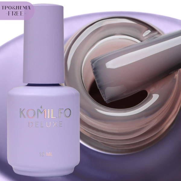 База для френча Komilfo Color Base French №010, персиковый нюд, 15 мл (HEMA/TPO free)