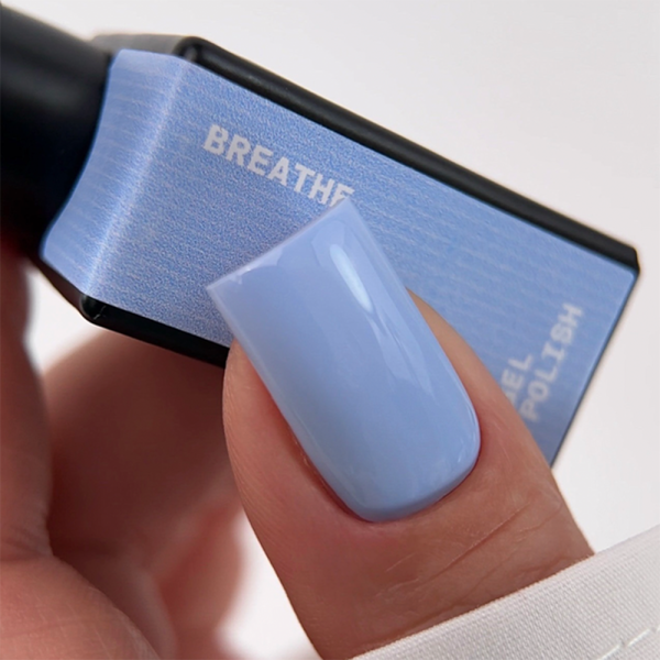 Гель-лак Biblioteka Gel Polish №72 Breathe, вдох, нежно-голубой, 10 мл