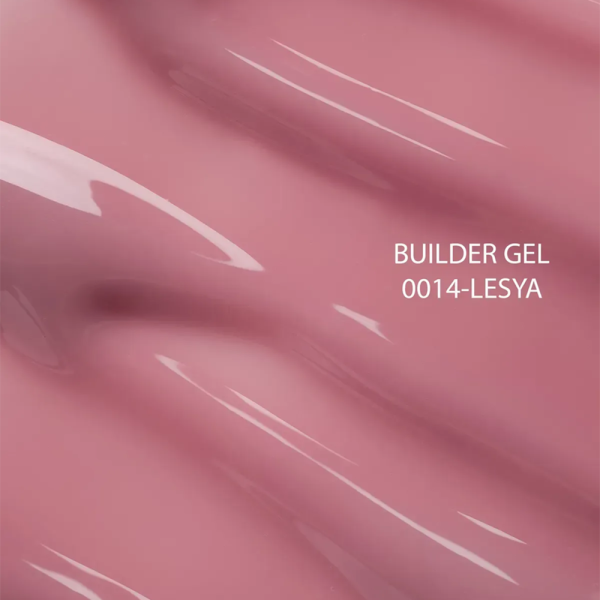Гель для нарощування DNKa Builder Gel New Formula #0014 Lesya, пильна троянда, 30 мл