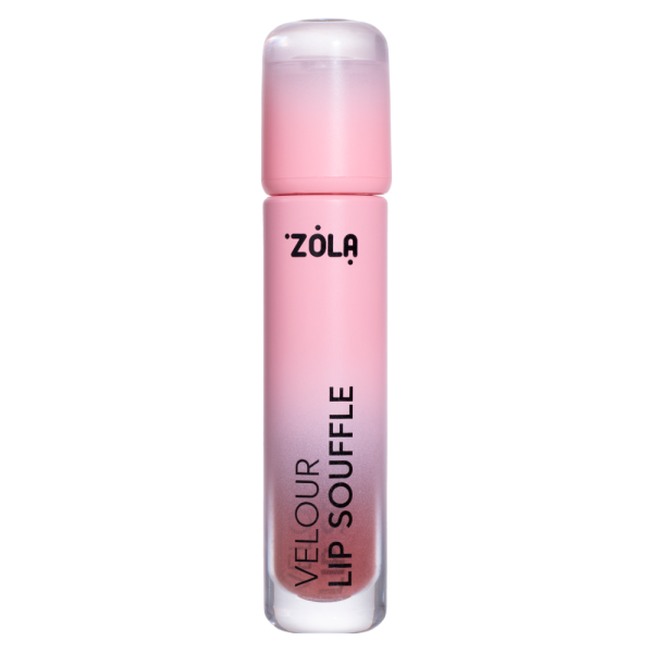 Помада оксамитова матова ZOLA Velour Lip Souffle 05 Cozy Pink, теплий рожевий